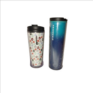 Starbucks Christmas Tumblers x2